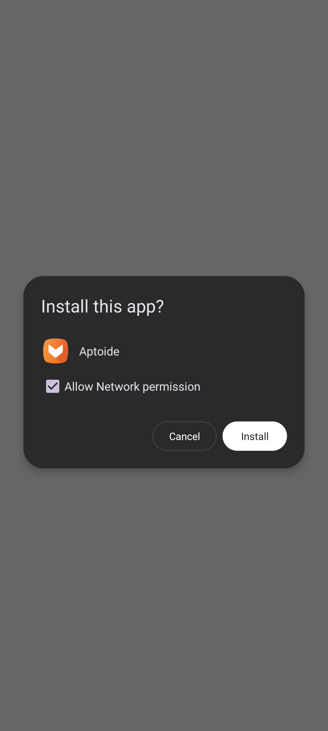 Install Aptoide